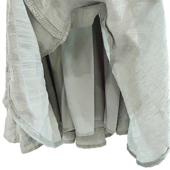 Altar'd State sage green ruffled mini fit and flare silhouette party dress S - Picture 6 of 8